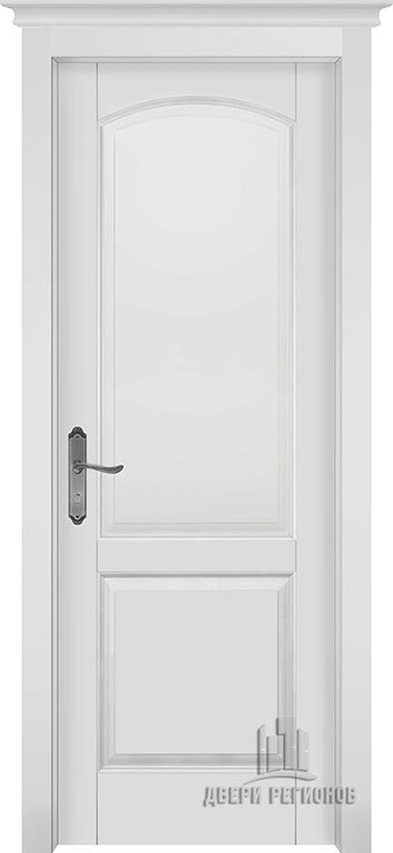 Дверь межкомнатная Фоборг массив эмаль белая глухая