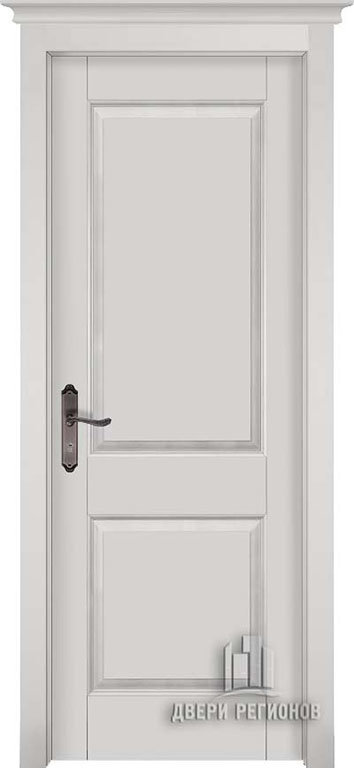 Дверь межкомнатная Элегия белая эмаль массив